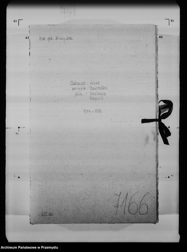 image.from.unit.number "[Kopie ksiąg metrykalnych parafii Zawadka z filiami Stańkowa, Rozpucie (dekanat Lesko)]"