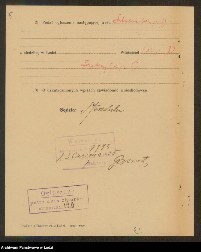 Obraz 7 z jednostki "Szlama Majer Minc- sprzedaż żelaza"