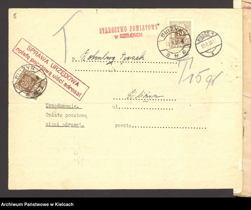 Obraz 8 z jednostki "[Odwołanie od wymiaru składki na rzecz gminy wyznaniowej żydowskiej w Bodzentynie]"