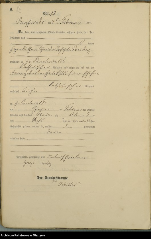 image.from.unit.number "Geburts-Haupt-Register Nr 1 - 103"