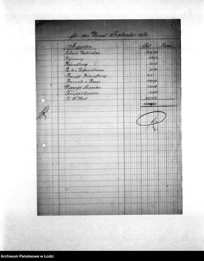 Obraz 10 z jednostki "Bilanzen [Bilanse miesięczne]"