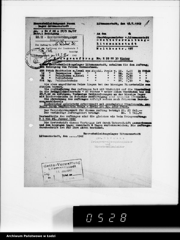 Obraz 5 z jednostki "5314 Kriegsauftrag R.99 SS-30 Winter Pelze HBA Posen"