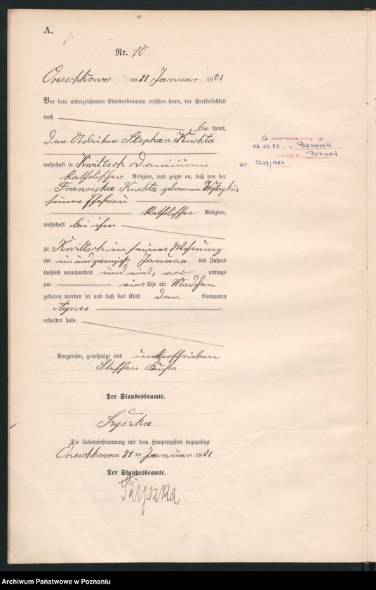 Obraz 13 z jednostki "Geburts-Neben-Register"