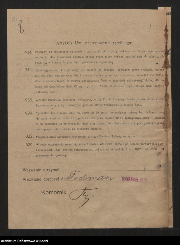 Obraz 10 z jednostki "Mendel Feldman - sprzedaż skór"