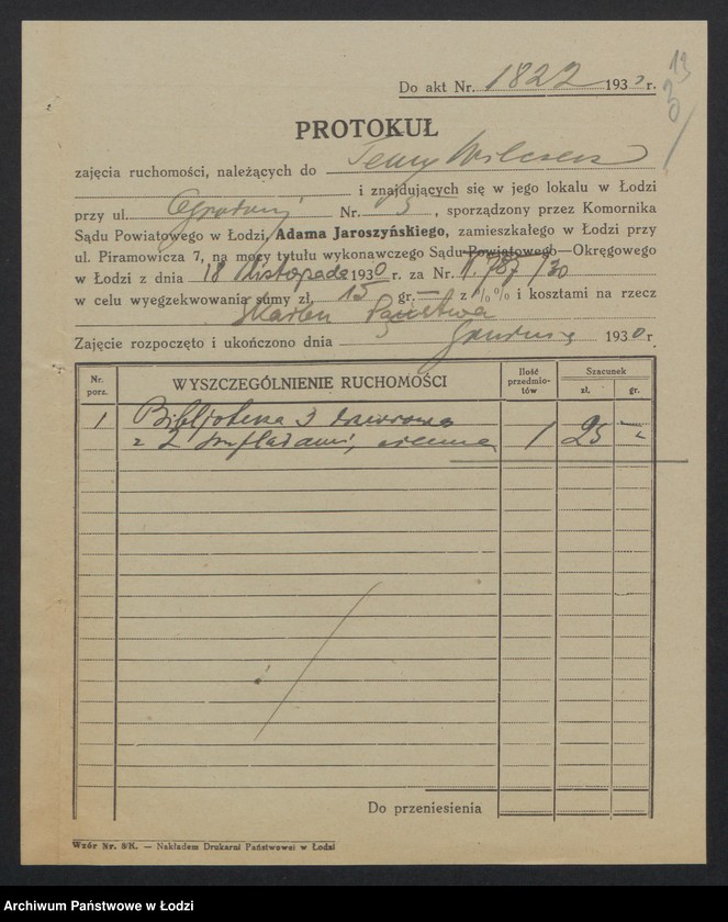 Obraz 15 z jednostki "Tema Wilczek – sprzedaż pończoch"