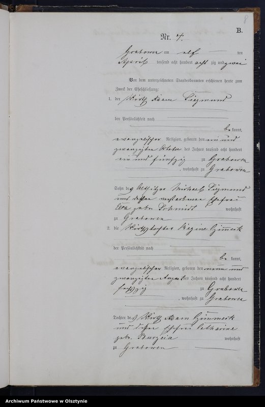 image.from.unit.number "Heiraths-Haupt-Register Nr 1 - 13"