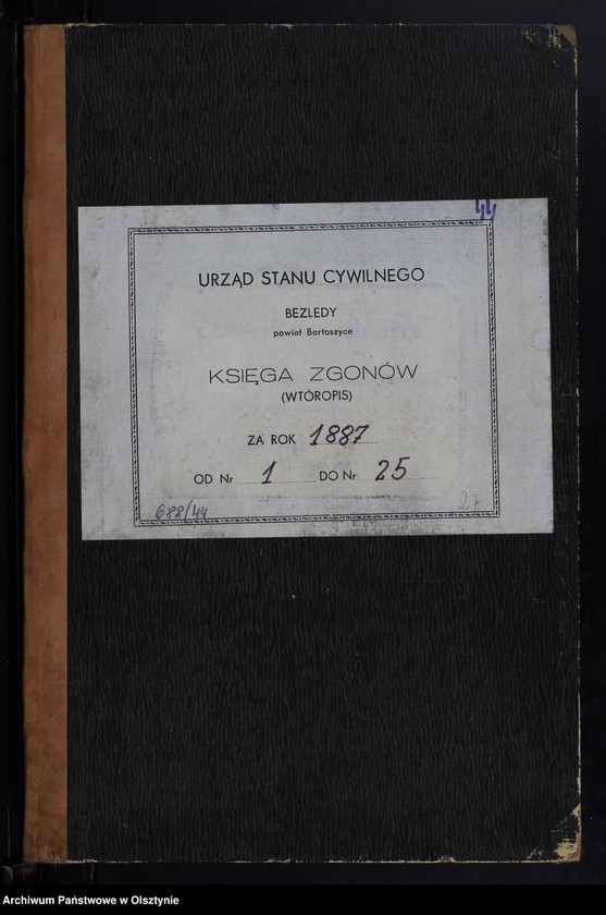 image.from.unit.number "Sterbe-Neben-Register Nr 1 - 25"