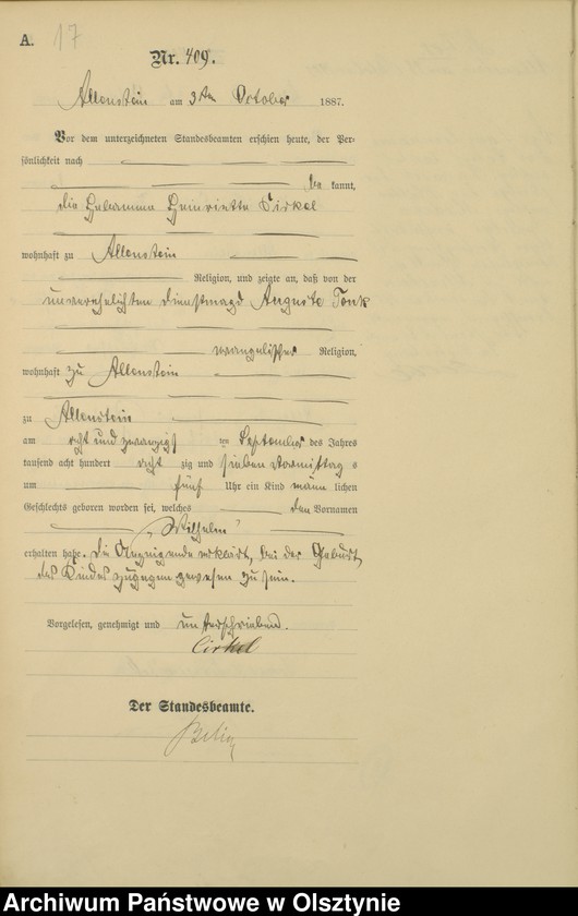 image.from.unit.number "Geburts-Haupt-Register Tom II,Nr 394 -590"