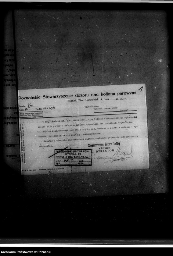 Obraz 5 z jednostki "Młyn parowy w Grabowie Królewskim własność Wilkoszewski  nr woj. 14"