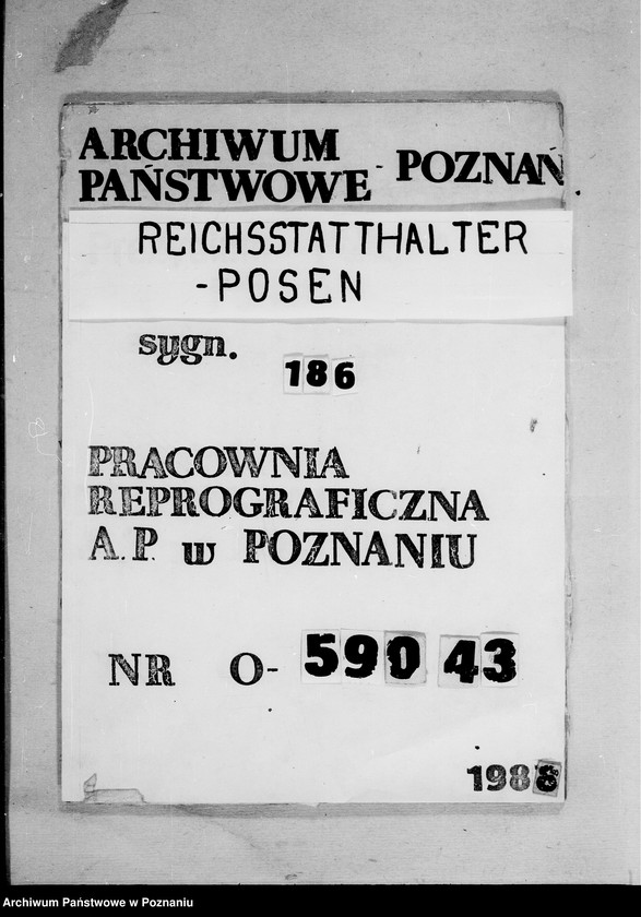 Obraz 1 z jednostki "Deutch- italeinische Vereinbarung für die abwandernden Deutschen aus Tirol. Verwendung von Haushaltsmitteln. Fürsorge für versetzte Angestellten. Reichsgrundbesitzvverzeichnis."