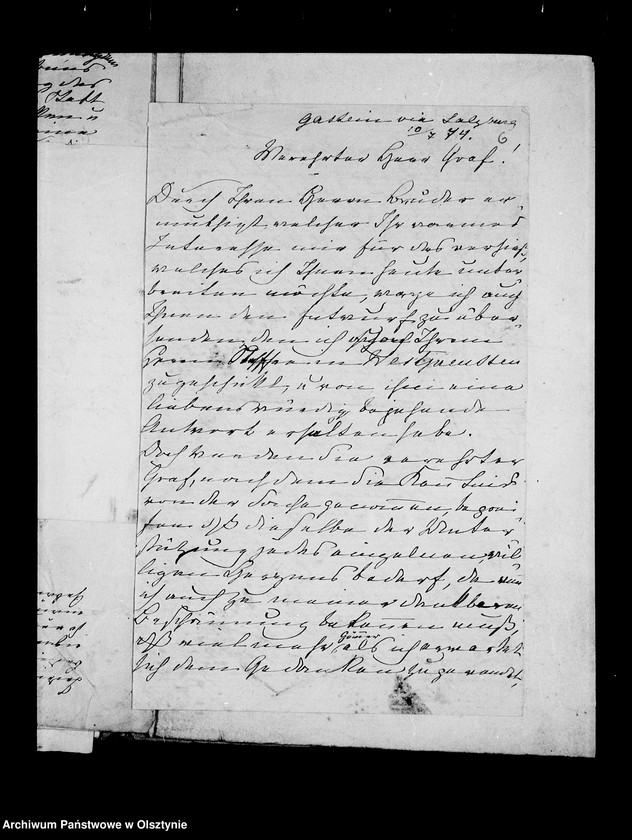 image.from.unit.number "/Konzept des Aufrufs der Gfin Anna Lehndorff an den Adel Preussens u. Bitte um Beitrittserklärung zum Adel. Fräuleinstift u. Zahlung v. Beiträgen, Konzepte von Briefen an einige Familien/"