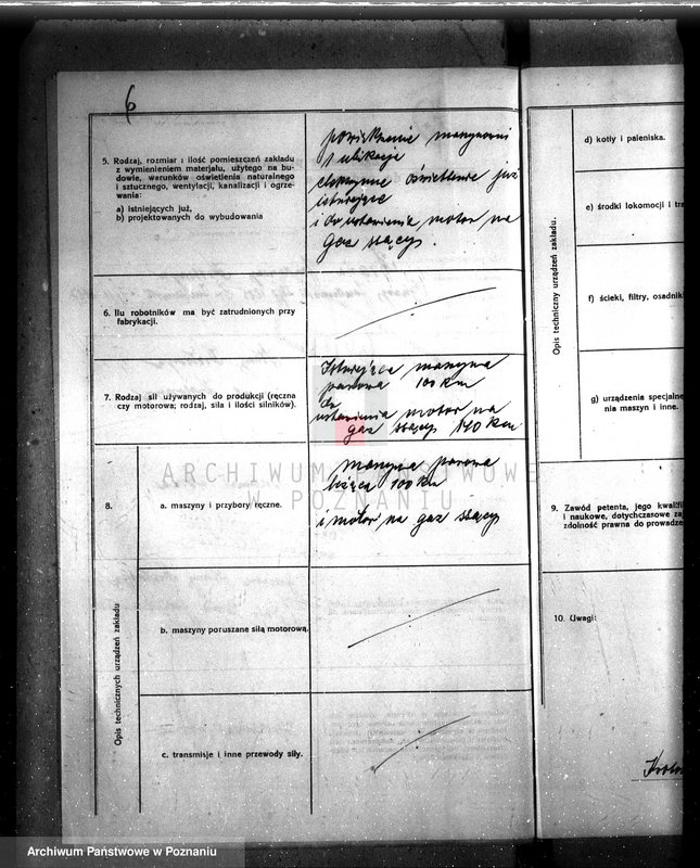 Obraz 11 z jednostki "Zatwierdzenie zakładu przemysłowego /młyna/ I. Jandzińskiego w Krotoszynie"