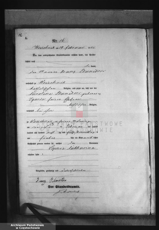 image.from.unit.number "[Pierwopis aktów urodzeń z 1885 roku]."