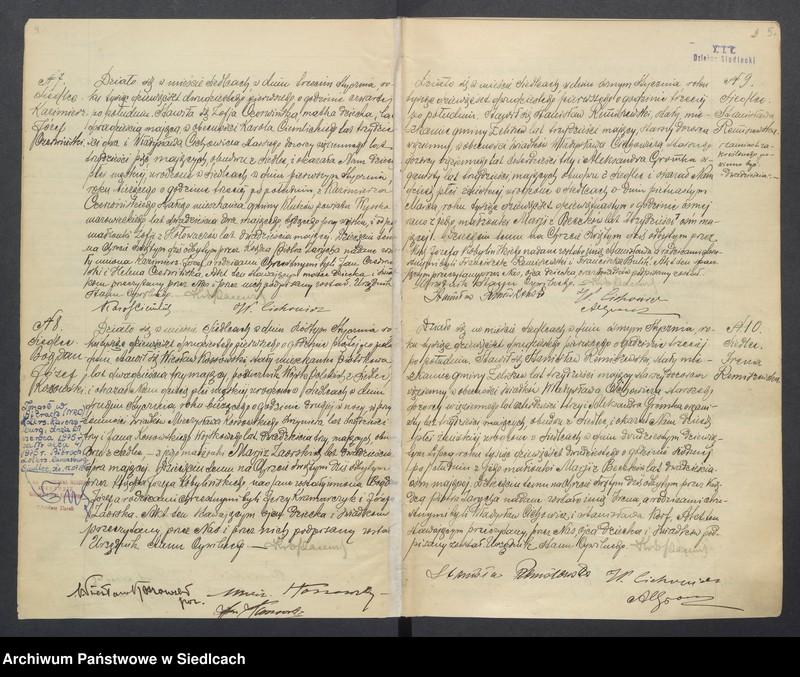 Obraz 6 z jednostki "Akty urodzeń, małżeństw, zgonów"