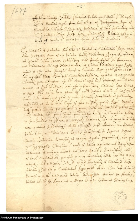 image.from.unit.number "[Dekret przeciw arianinowi Janowi Schlichtingowi]"