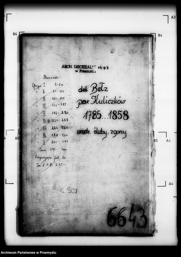 image.from.unit.number "[Kopie ksiąg metrykalnych parafii Kuliczków (dekanat Bełz)]"