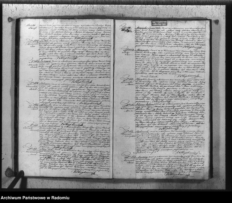 image.from.unit.number "Duplikat akt urodzonych, zaślubionych i zmarłych z parafii Głowaczew na rok 1850"