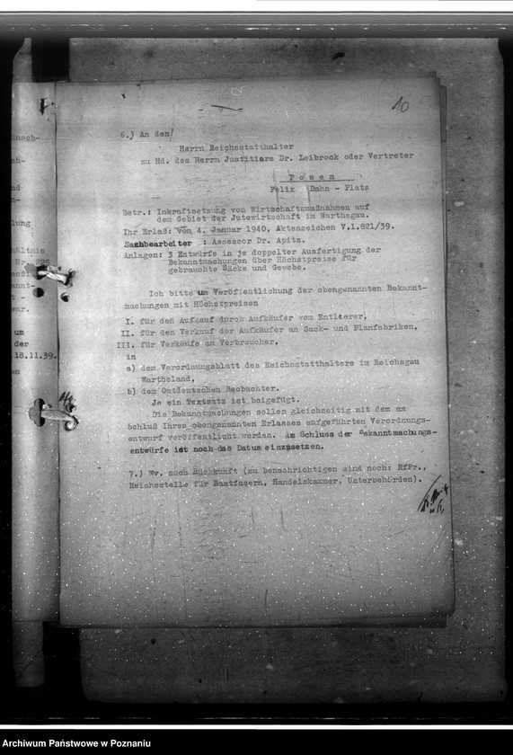 Obraz 14 z jednostki "Spinnstoffwirtschaft. Preisbildung"