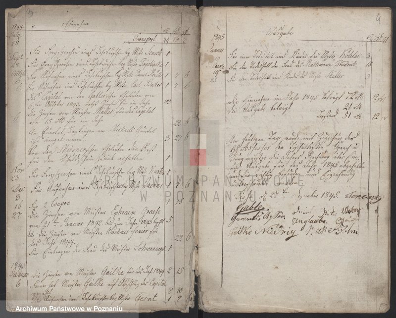 Obraz 3 z jednostki "[Księga kasowa cechu szewców w Lesznie]"