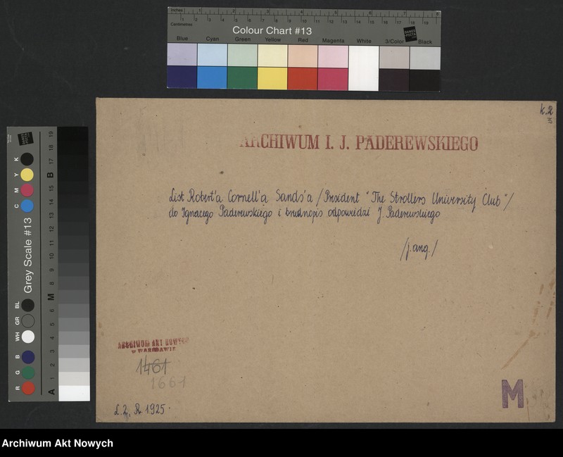image.from.unit.number "Sands Robert Cornell ("president of "The Strollers"); L.2 (odpowiedź - rękopis)"