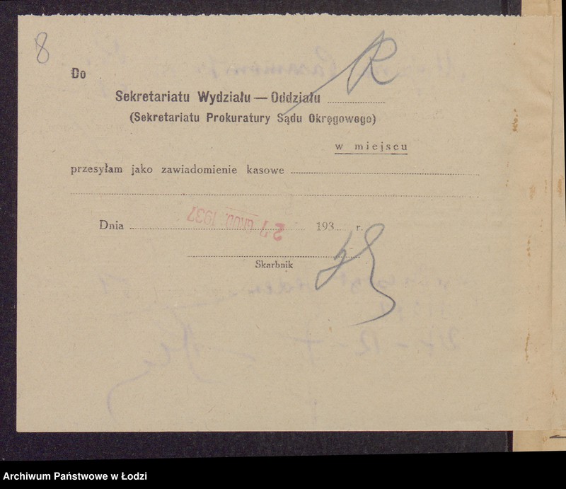 Obraz 10 z jednostki "Mojżesz Pasamonik, Munysz Pasamonik, Mendel Herc- wyrób i sprzedaż bielizny trykotowej"