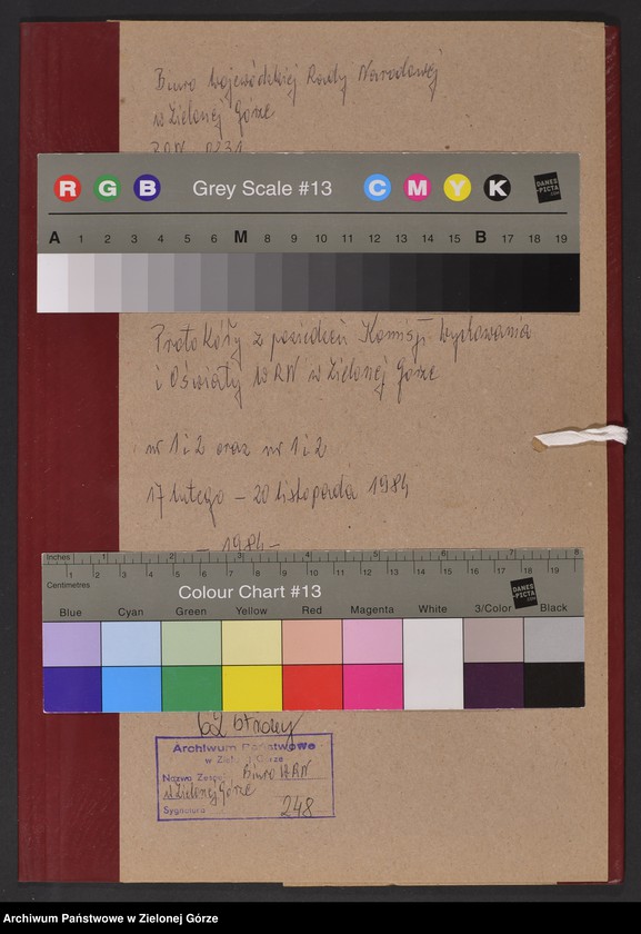 image.from.unit.number "Protokóły z posiedzeń Komisji Wychowania i Oświaty Wojewódzkiej Rady Narodowej w Zielonej Górze; Nr 1 - 2; 1 - 2"