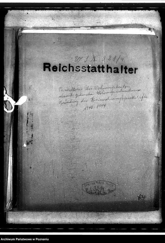 Obraz 4 z jednostki "Verwaltung des Wohnungsbesitzes ehemals polnischer Wohnungsunternehmen. Gründung der Kreiswohnungsgesellschaften"