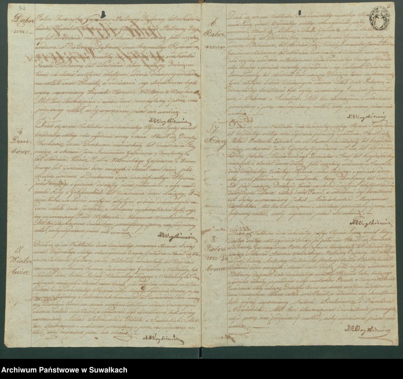 Obraz 4 z jednostki "Duplikat Aktów Urodzonych, Zaślubionych i Umarłych Parafii Kaletnickiey z Roku 1836"