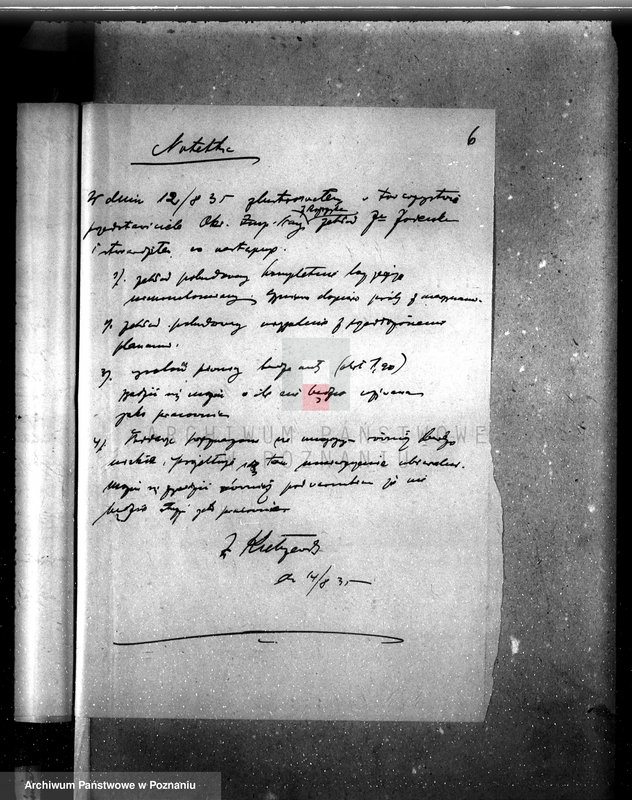 Obraz 10 z jednostki "Zatwierdzenie zakładu przemysłowego / Rozbudowa Rzeźni Miejskiej, - oddział konserw miejskich Zarząd Miejski w Kościanie"