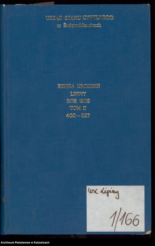 image.from.unit.number "ksiega urodzeń T. II nr 400-827"