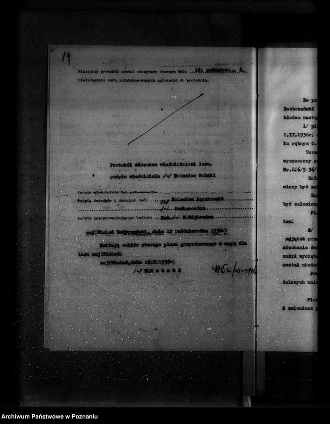 image.from.unit.number "Majętność leśna Wieleń Zaobrzański powiat wolsztyński"