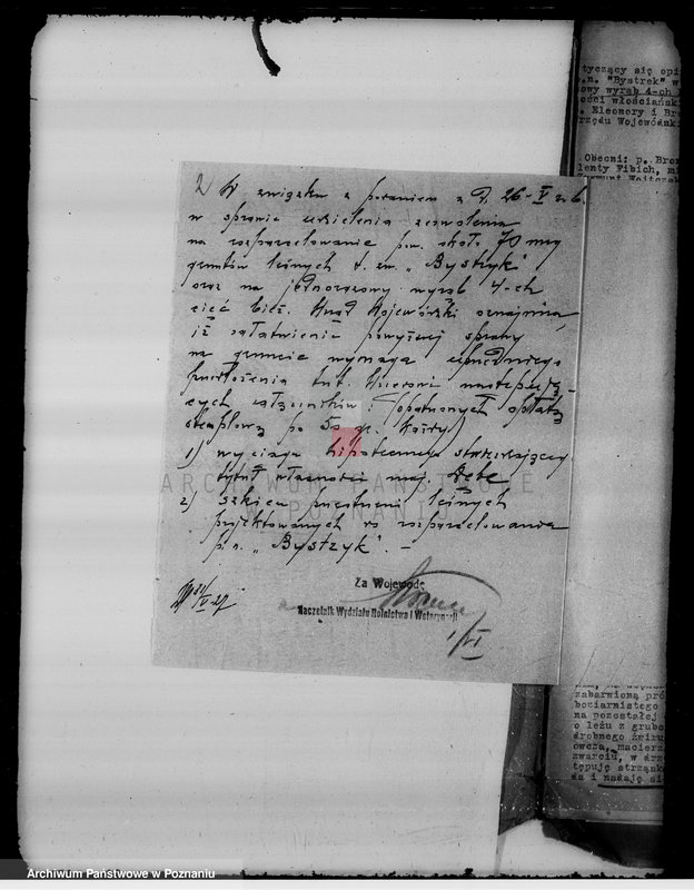 Obraz 6 z jednostki "Sprawy zmiany rodzaju użytkowania gruntów leśnych majątku Dębe w powiecie kaliskim"