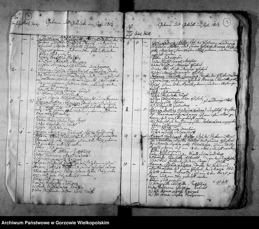 image.from.unit.number "Duplikate der Kirchenbücher von der Parochie Stennewitz: Dühringshof (Bogdaniec), Friedrichsberg (Motylewo), Gennin (Jenin)"