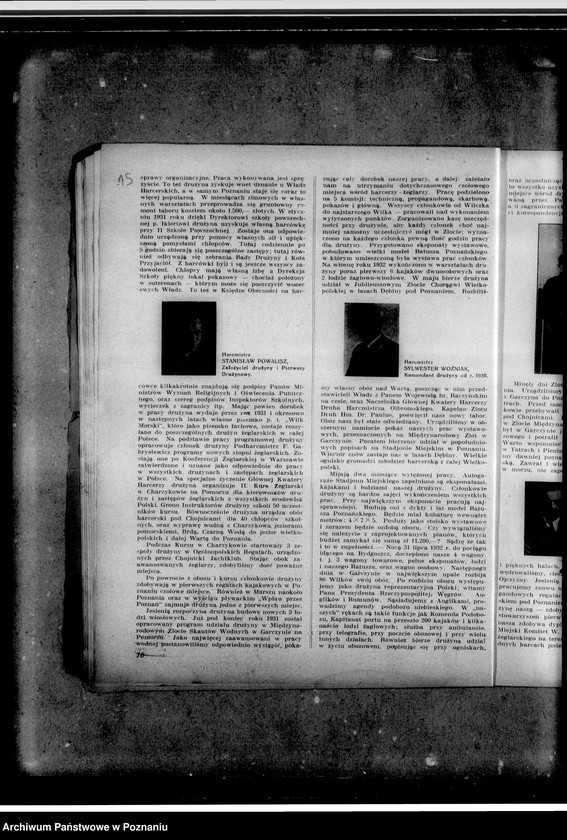 Obraz 20 z jednostki "Księga Pamiątkowa harcerskiej drużyny Wilków Morskich w Poznaniu wydana z okazji 15- lecia istnienia drużyny"