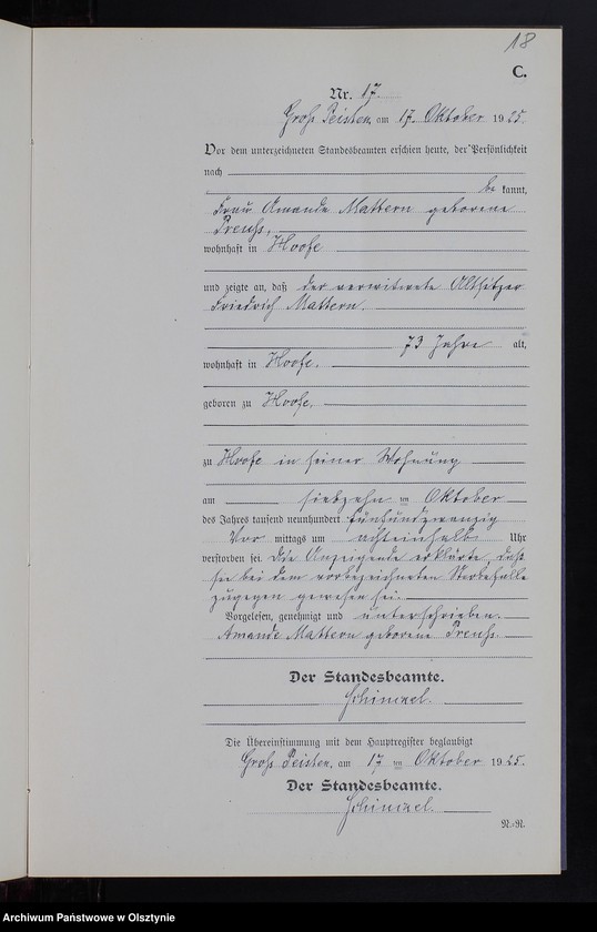 image.from.unit.number "Sterbe-Neben-Register Nr 1 - 21 [ Księga zgonów - wtóropis ]"