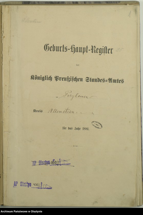 image.from.unit.number "Geburts-Haupt-Register Nr 1 - 41 i 1 - 53"