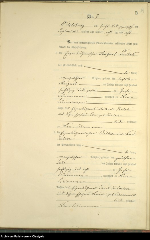 image.from.unit.number "Heiraths-Haupt-Register Nr 1 - 14"