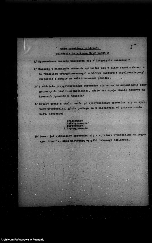 Obraz 9 z jednostki "Kwestionariusz tkalni Spółki z o.o. w Środzie"