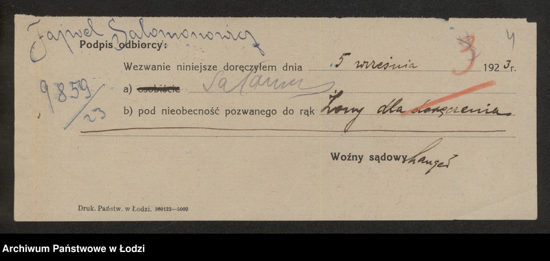 Obraz 6 z jednostki "Fajwel Salomonowicz- wyrób chustek i towarów manufakturowych"