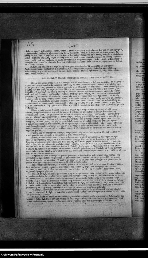 Obraz 20 z jednostki "Sprawozdania z działalności centrali w I półroczu 1926"