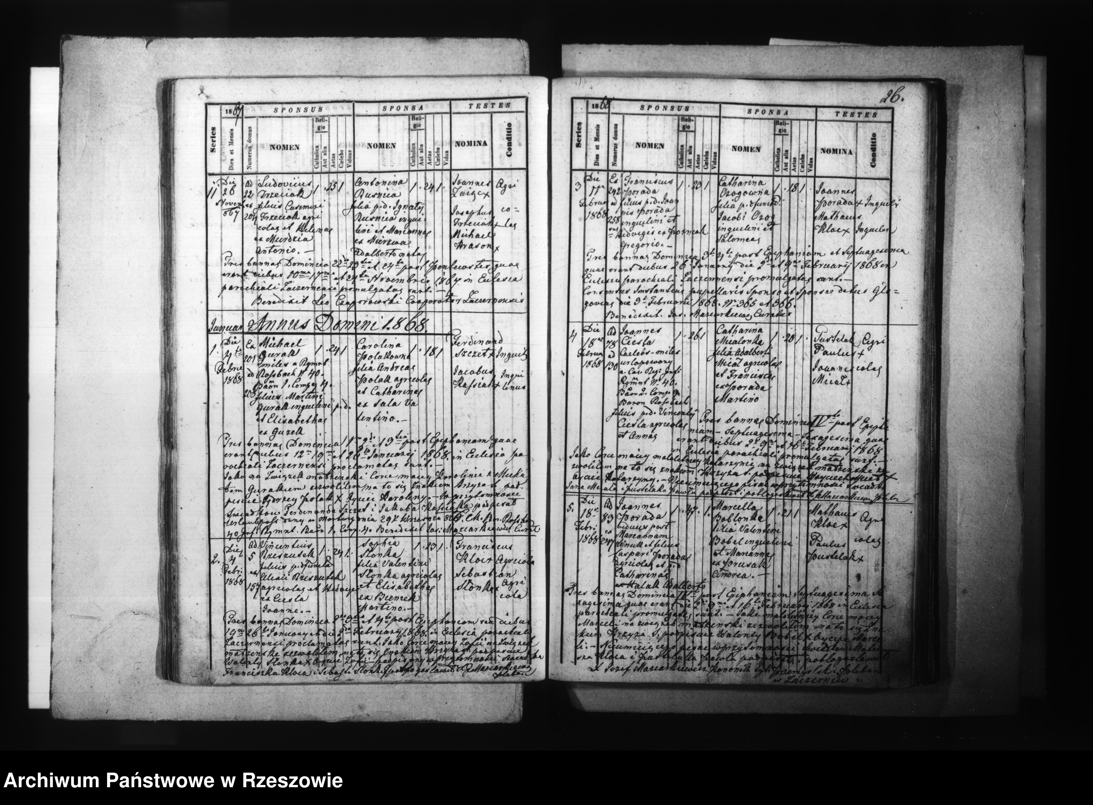 Skan z jednostki: Księga małżeństw - Zaczernie