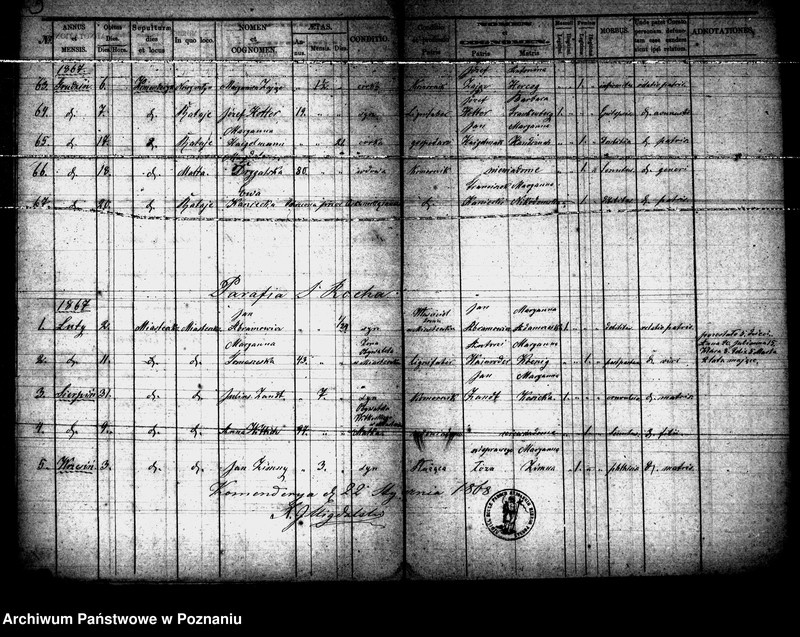 Obraz 6 z jednostki "Księga zgonów"