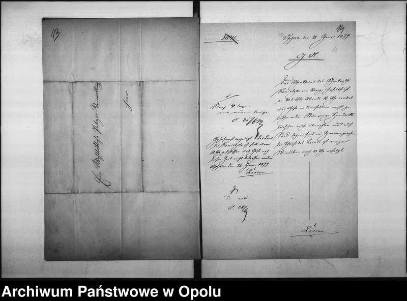 Obraz 15 z jednostki "Acta des Magistrats zu Oppeln betreffend die Schankanlage in dem Ringhause No 13"