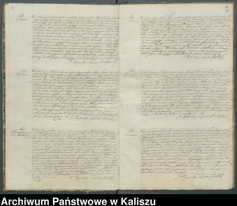 Obraz 15 z jednostki "Książka duplikat aktów urodzeń, zaślubień i zejść"
