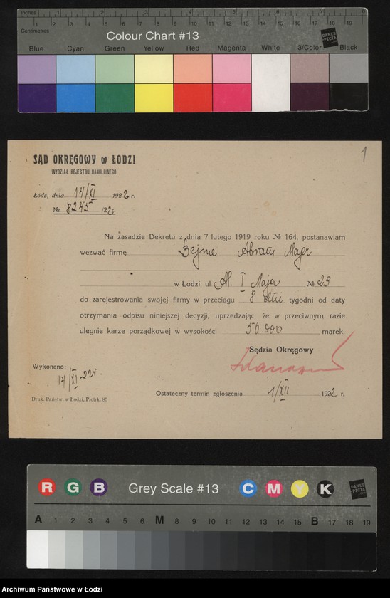 Obraz 3 z jednostki "Abram Majer Bojm- sklep spożywczy"