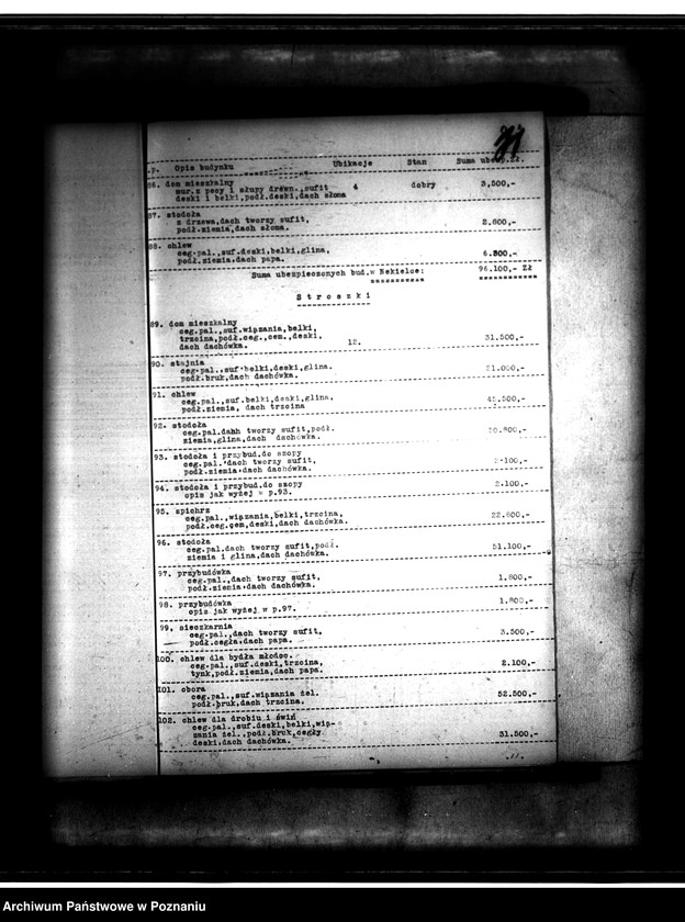 Obraz 15 z jednostki "/Majątek Nekla powiatu średzkiego wyłączenie z art.4 i 5 ustawy o wykonaniu reformy rolnej Rozalia hr. Żółkowski"