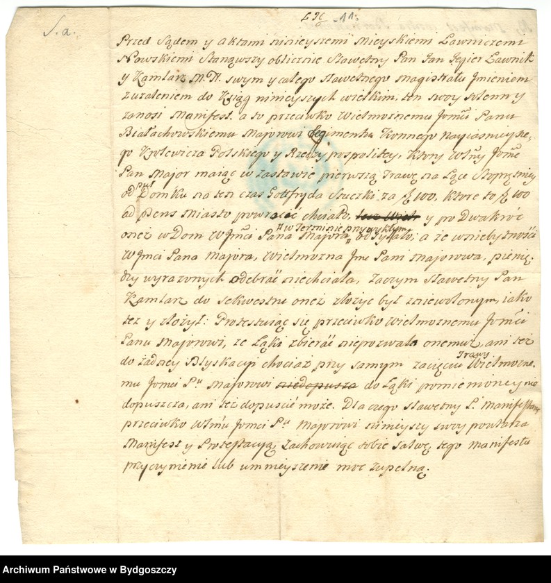 image.from.unit.number "Gerichtsurkunden, Prozessverhandlungen, Privilegen Citationen etc in Sachen von Privatpersonen aus der Stadt Neuenburg"
