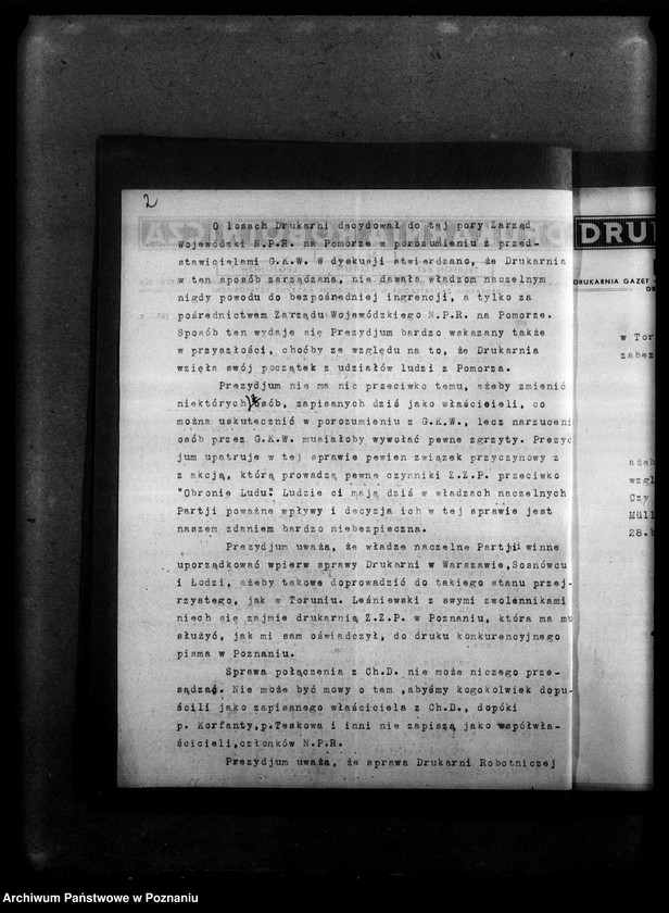 Obraz 5 z jednostki "Korespondencja do prezesa Narodowej Partii Robotniczej w Poznaniu Karola Popiela"