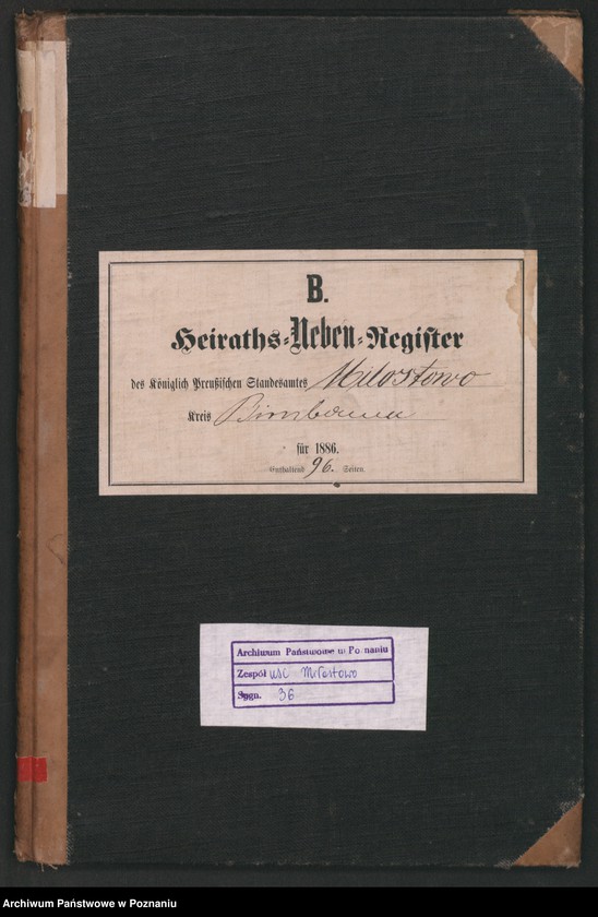 Obraz 2 z jednostki "Księga małżeństw"