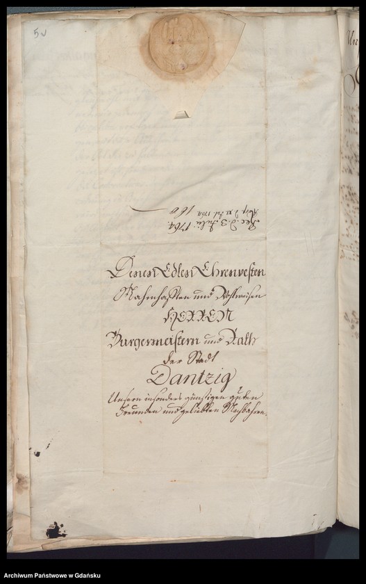 image.from.unit.number "Recesy Stanów, między innymi Colloqium Gedanense et Commitio Electionis, sejm elekcyjny w Warszawie 27 VIII - 7 IX 1764"
